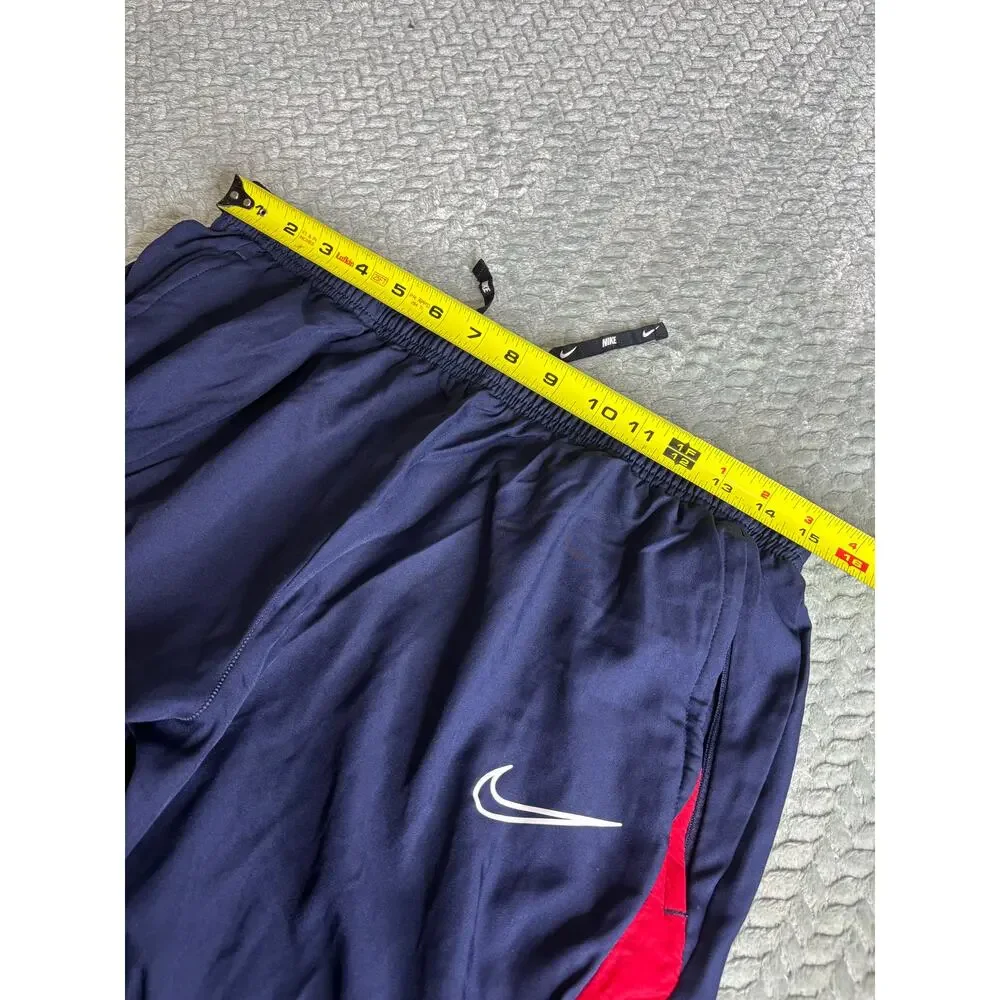 Nike Dri-FIT Navy Red Track Pants Men’s Large Y2K Soccer Training
